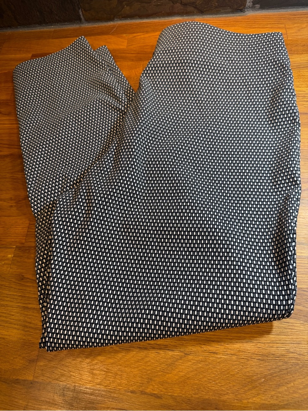 Rafaella Black & White Cropped Dress Pants size 14